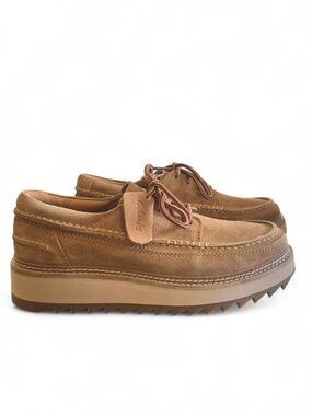 NWT Men’s Clarks Clarkhill Lace Suede Boat Shoes Size US 9.5